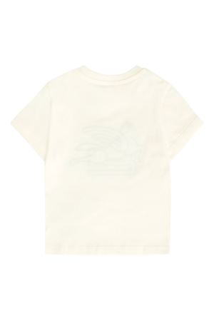 white cotton tshirt ETRO KIDS | GX8511Z2904101